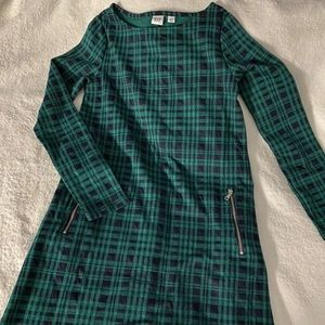Green Plaid dress from gap